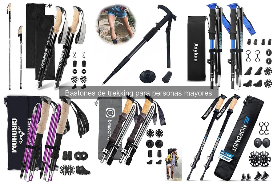 Cómo usar un bastón de trekking correctamente para mayores