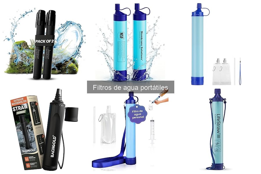 Cómo usar un filtro de agua portátil: guía práctica
