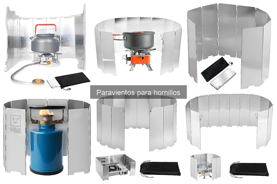 Cómo usar un paraviento para hornillos: guía práctica