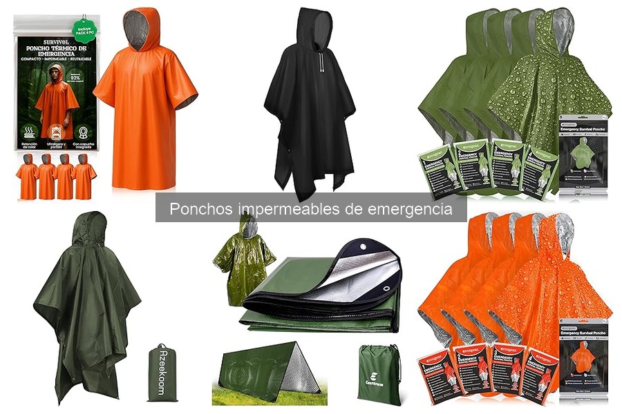 Cómo usar un poncho impermeable de emergencia eficazmente