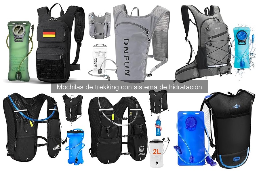 Cómo usar una mochila de trekking con sistema de hidratación