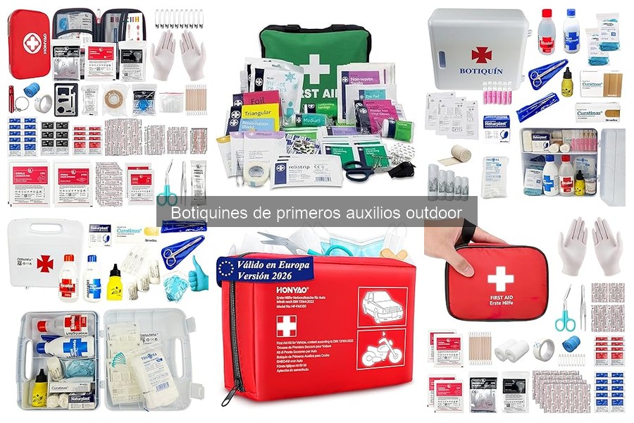 Cómo utilizar elementos del botiquín de primeros auxilios outdoor