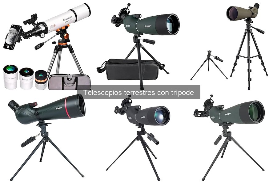 Cómo utilizar un telescopio terrestre con trípode eficazmente