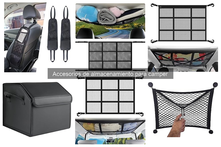 Comparativa: Accesorios de almacenamiento rígidos vs flexibles para campers