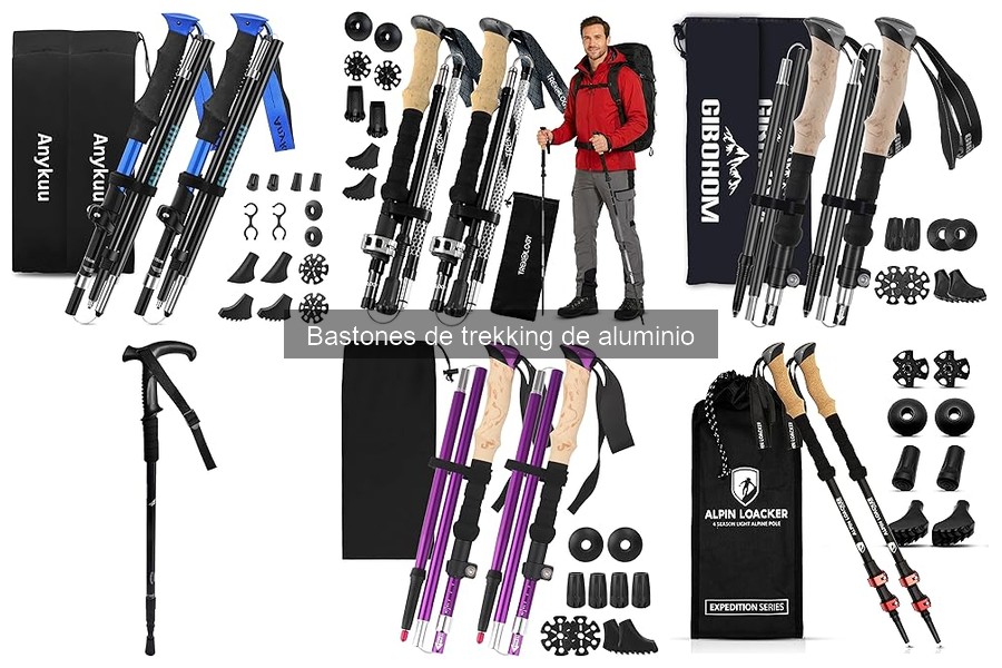 Comparativa: Bastones de trekking de aluminio vs. fibra de carbono