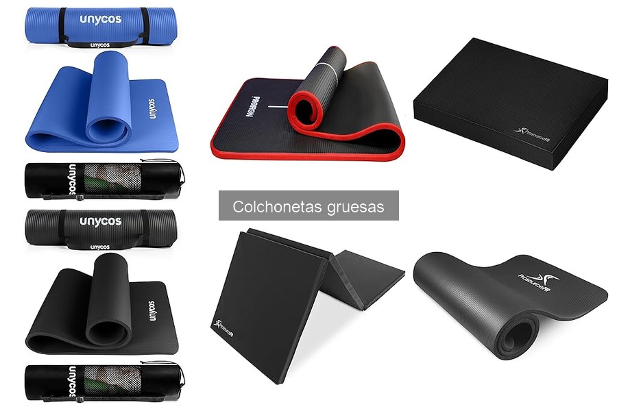Comparativa colchonetas gruesas: reutilizables vs desechables