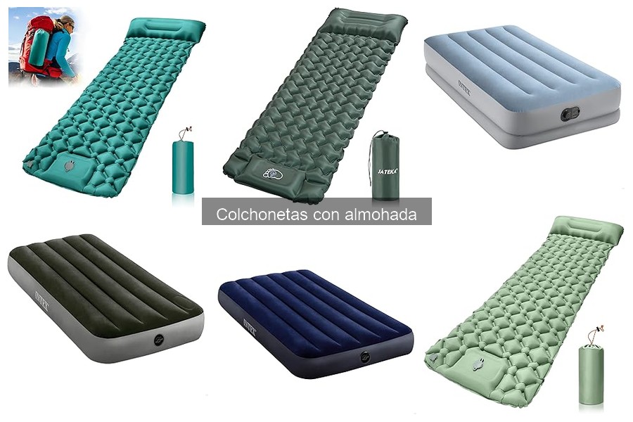 Comparativa Colchonetas vs. Colchonetas con Almohada para Camping