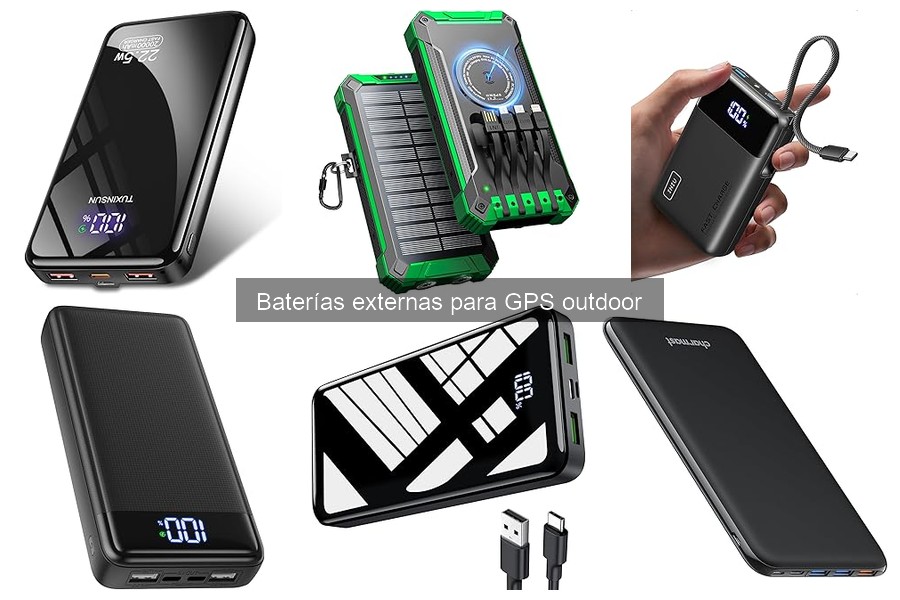 Comparativa de Baterías Externas para GPS Outdoor 2023