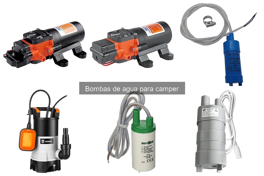 Comparativa de Bombas de Agua Manuales y Eléctricas para Camper