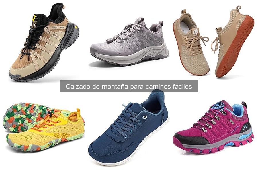 Comparativa de calzado de montaña para caminos sencillos