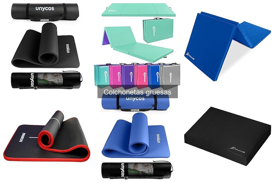Comparativa de colchonetas gruesas: ProsourceFit vs unycos