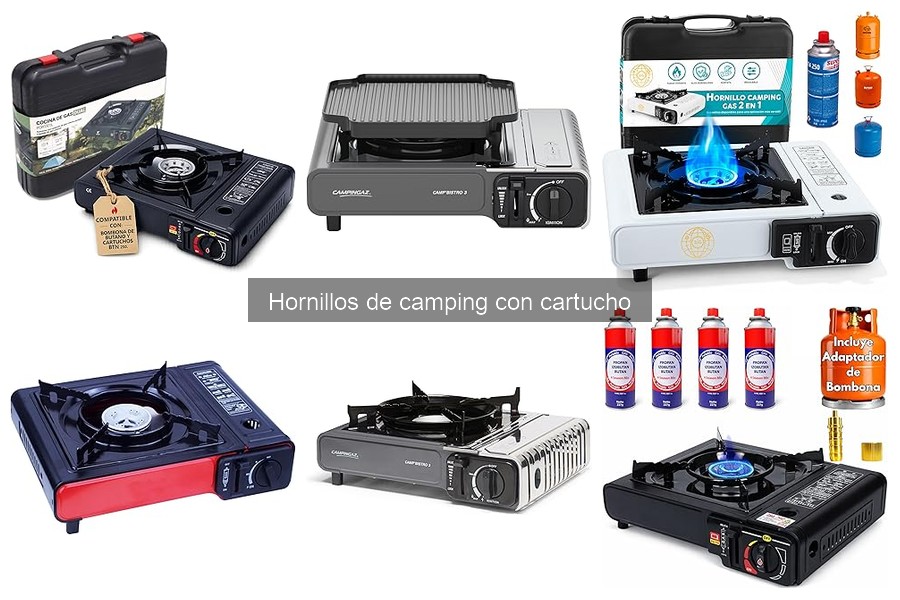 Comparativa de hornillos de camping con cartucho