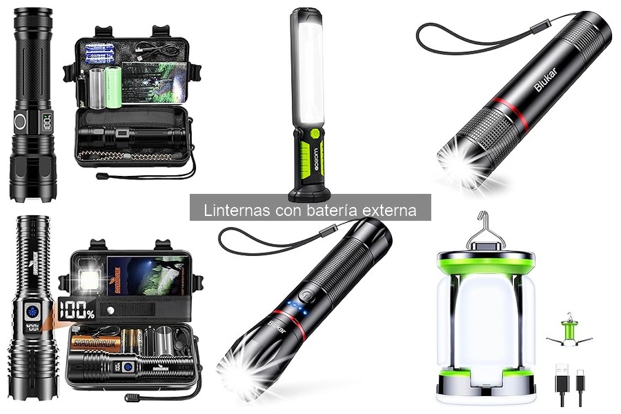 Comparativa de las mejores linternas con batería externa