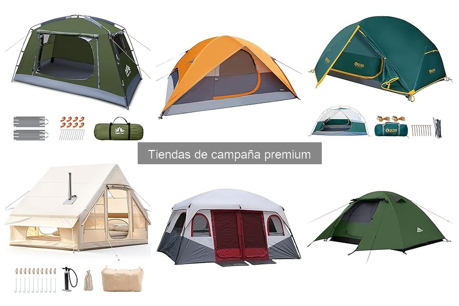 Comparativa de las Mejores Marcas de Tiendas de Campaña Premium