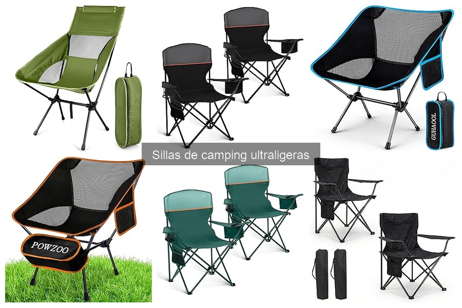 Comparativa de las Mejores Sillas de Camping Ultraligeras