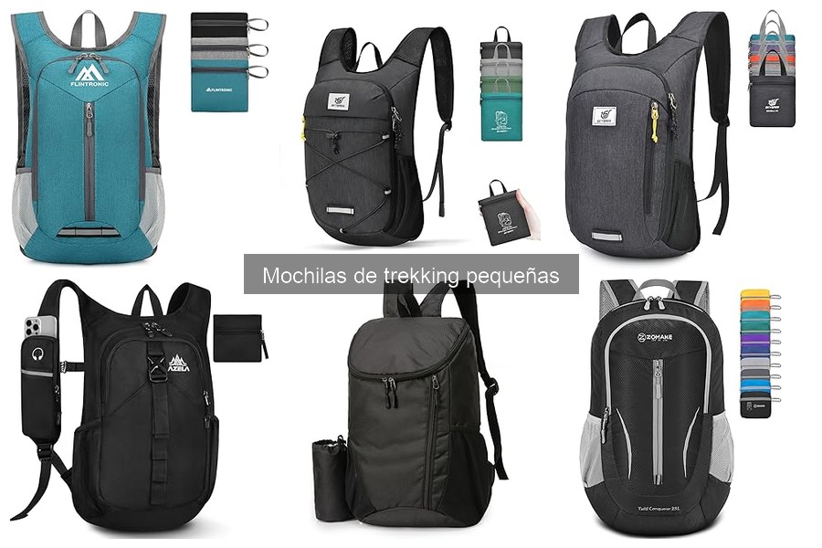 Comparativa de Mochilas de Trekking Pequeñas y Grandes