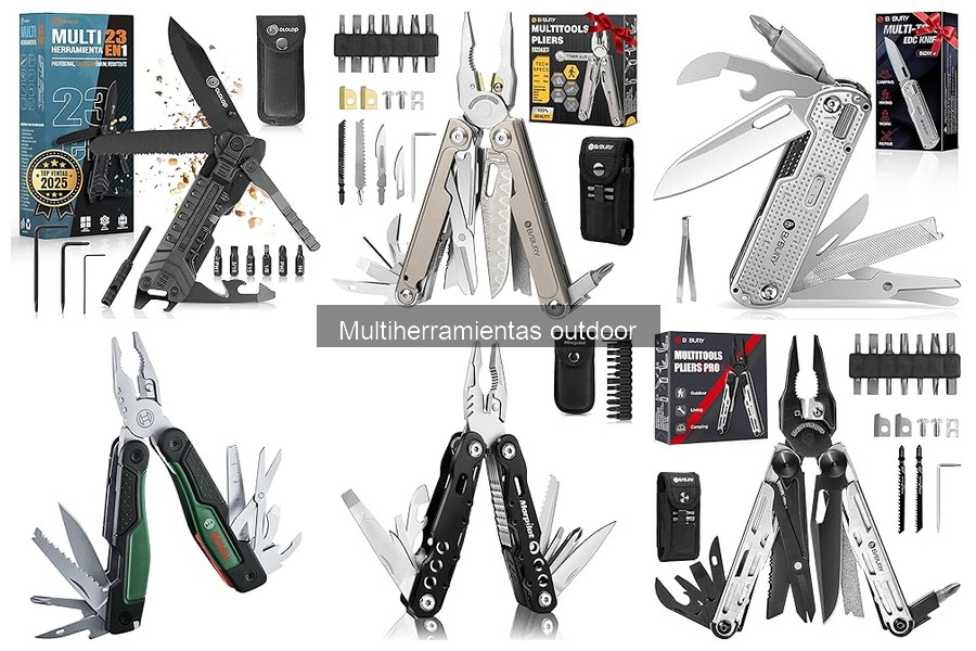 Comparativa de Multiherramientas Outdoor: Bosch vs NexTool vs Amazon Basics