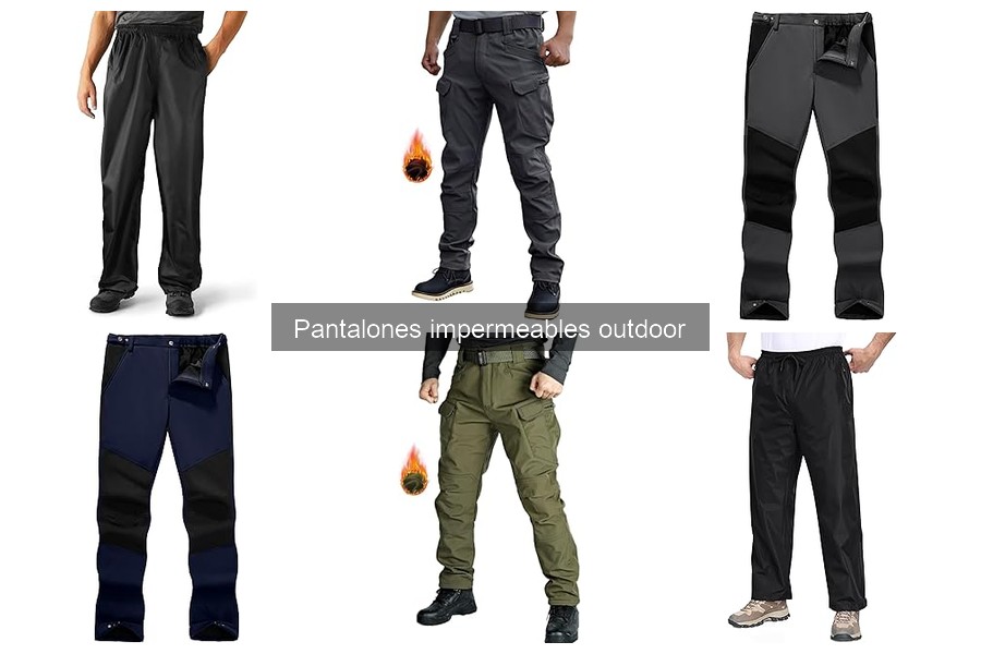 Comparativa de pantalones impermeables outdoor por precio
