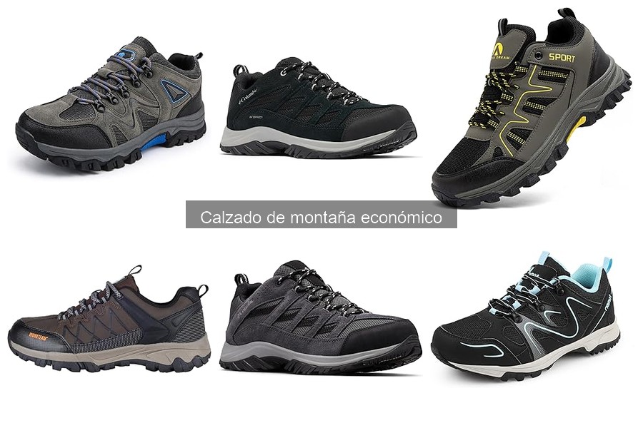 Comparativa de precios calzado de montaña económico