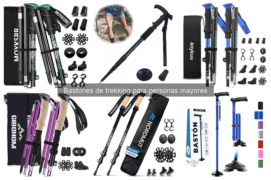 Comparativa de precios de bastones de trekking para mayores
