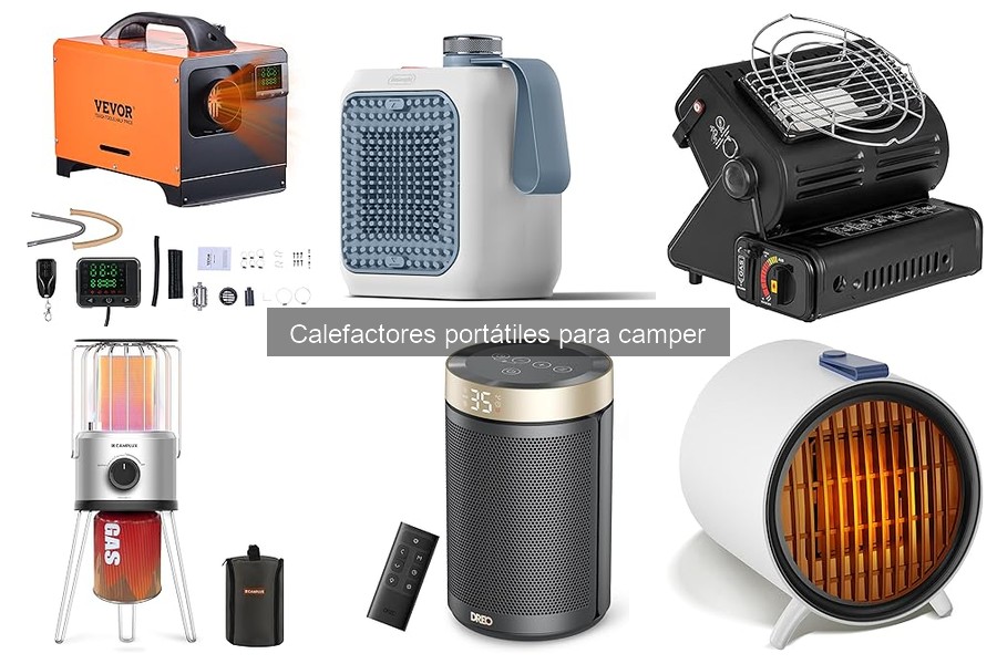 Comparativa de precios de calefactores portátiles para camper
