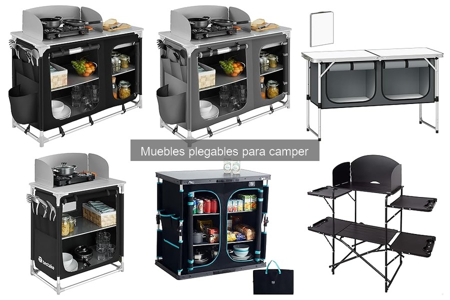 Comparativa de precios de muebles plegables para camper