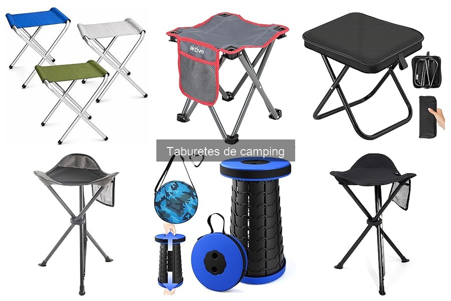 Comparativa de Taburetes de Camping Ligeros y Pesados