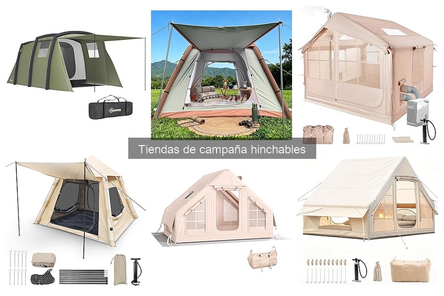 Comparativa de Tiendas de Campaña Hinchables: Mejores Marcas