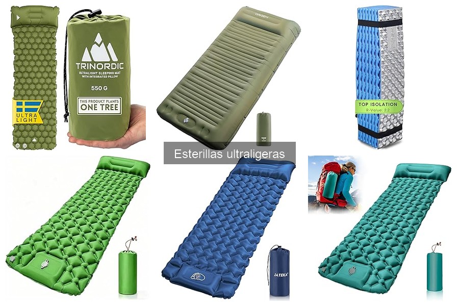 Comparativa: Esterillas ultraligeras vs convencionales
