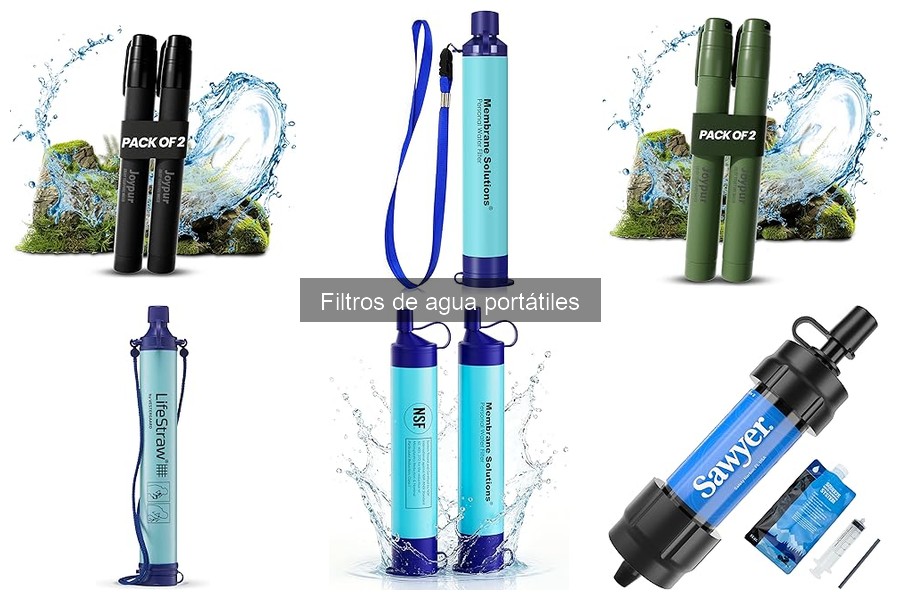 Comparativa: Filtros de agua portátiles vs. pastillas purificadoras