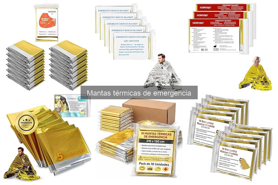 Comparativa Mantas Térmicas de Emergencia vs Supervivencia