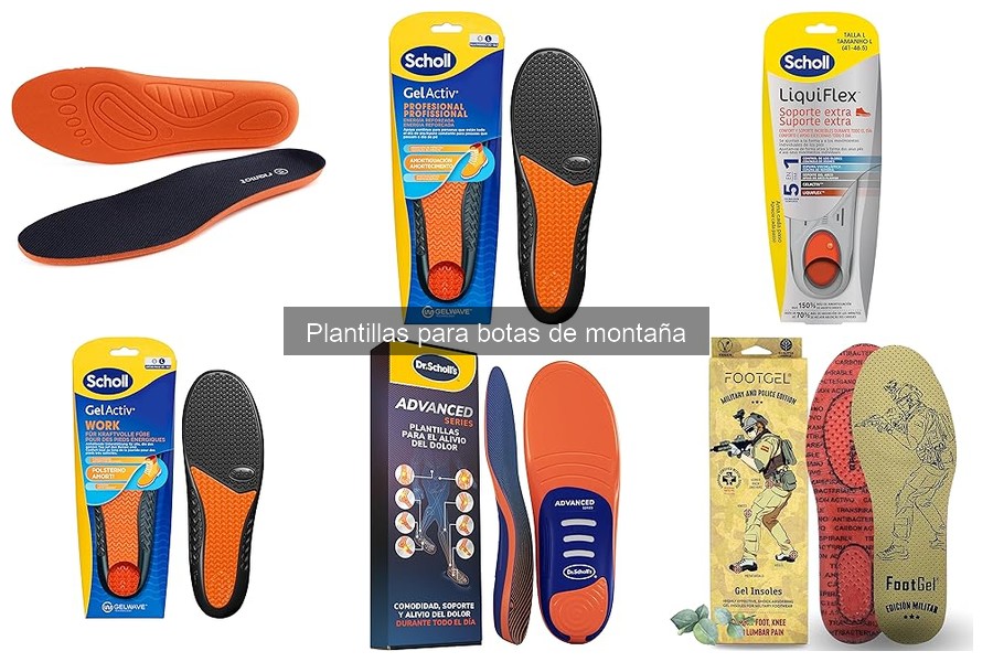 Comparativa: Plantillas de Gel vs Espuma para Botas de Montaña