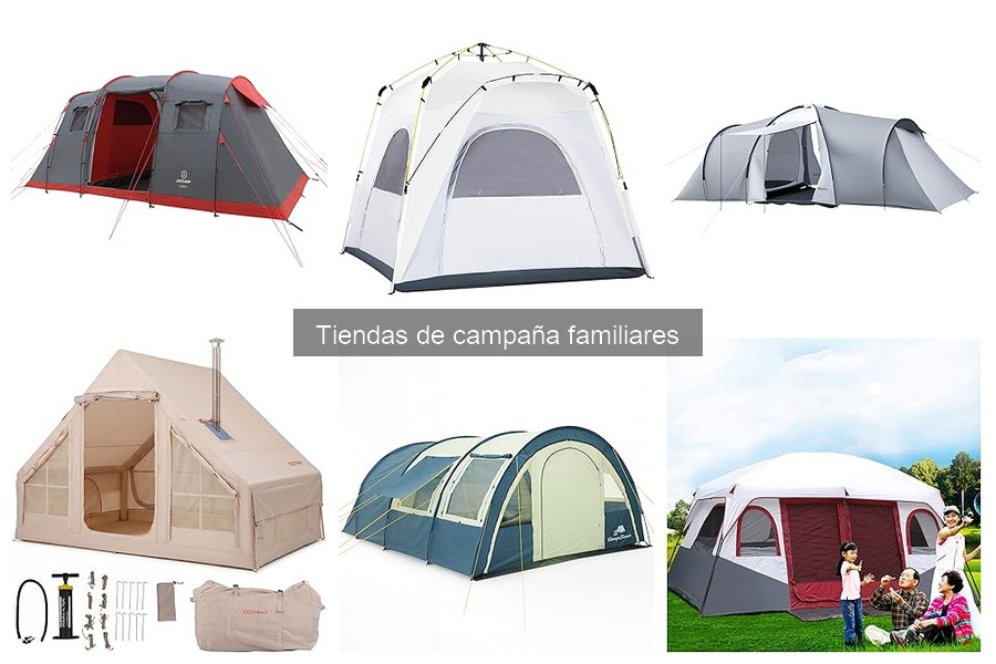 Comparativa: Tienda de campaña familiar tipo túnel vs. iglú