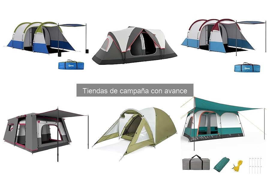 Comparativa: Tiendas de campaña con avance vs tradicionales