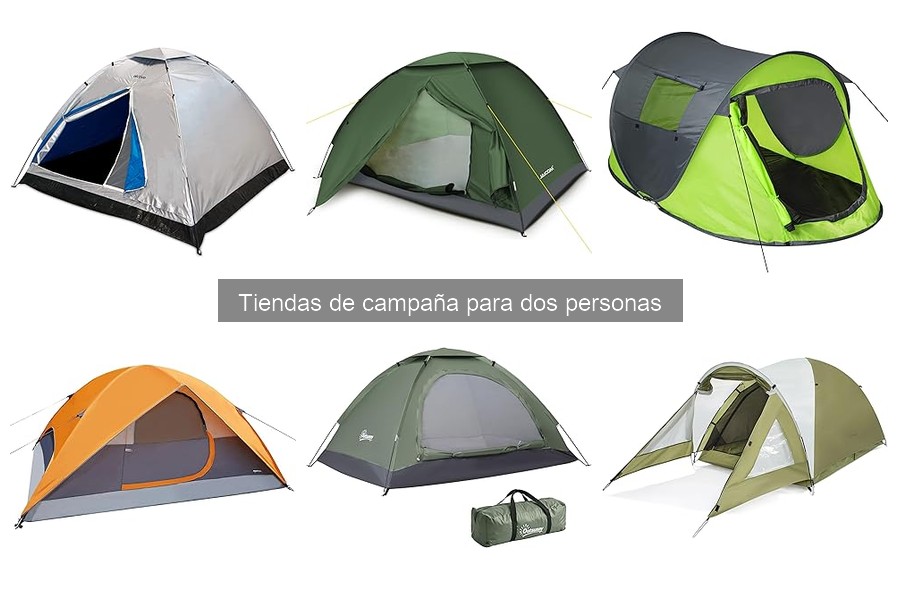 Comparativa: Tiendas de campaña para dos y tres personas