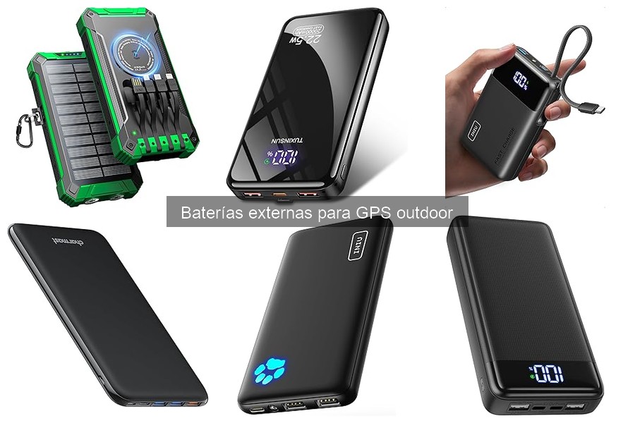 Críticas de usuarios sobre baterías externas para GPS outdoor