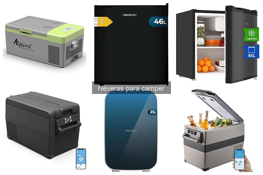 ¿Cuál es la capacidad ideal de una nevera para camper?