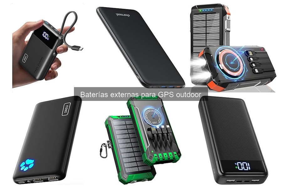 ¿Cuánto dura una batería externa para GPS outdoor?