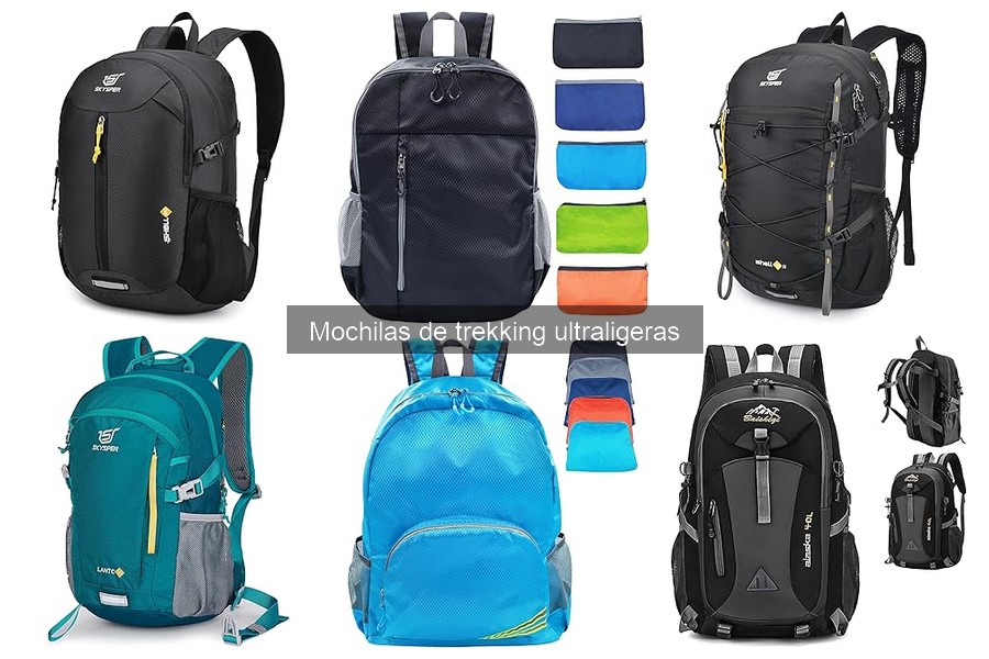 ¿Cuánto pesa una mochila de trekking ultraligera?