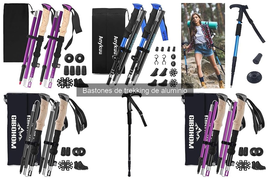 Dónde comprar bastones de trekking de aluminio en oferta
