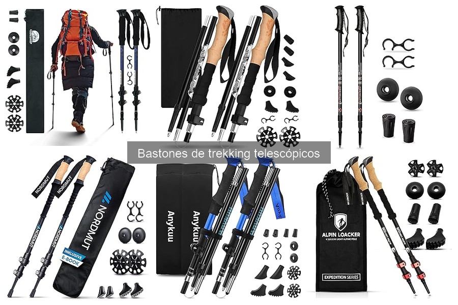 Dónde comprar bastones de trekking telescópicos baratos