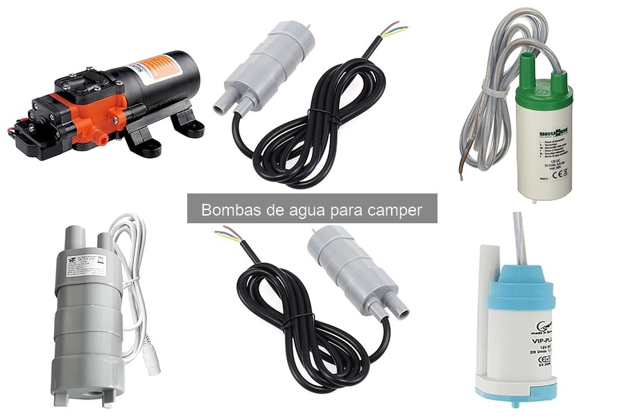 Dónde comprar bombas de agua para camper y sus precios