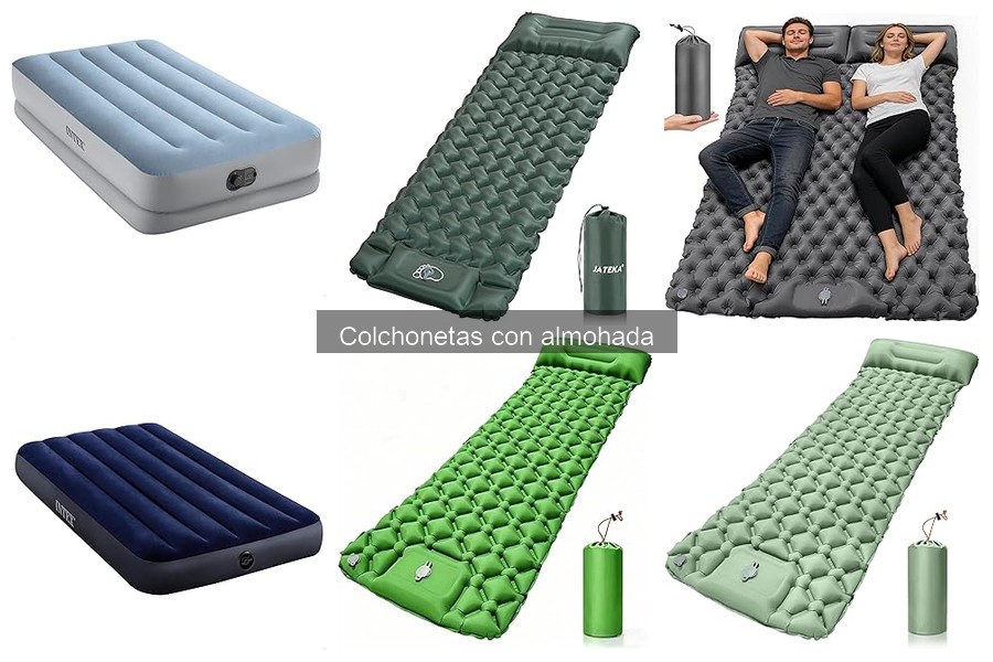 ¿Dónde comprar colchonetas con almohada a buen precio?