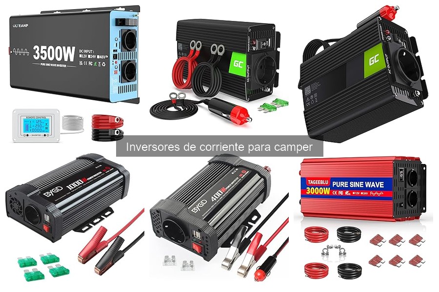 Dónde comprar inversores de corriente para camper