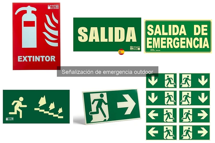 Dónde comprar señalización de emergencia outdoor con descuentos