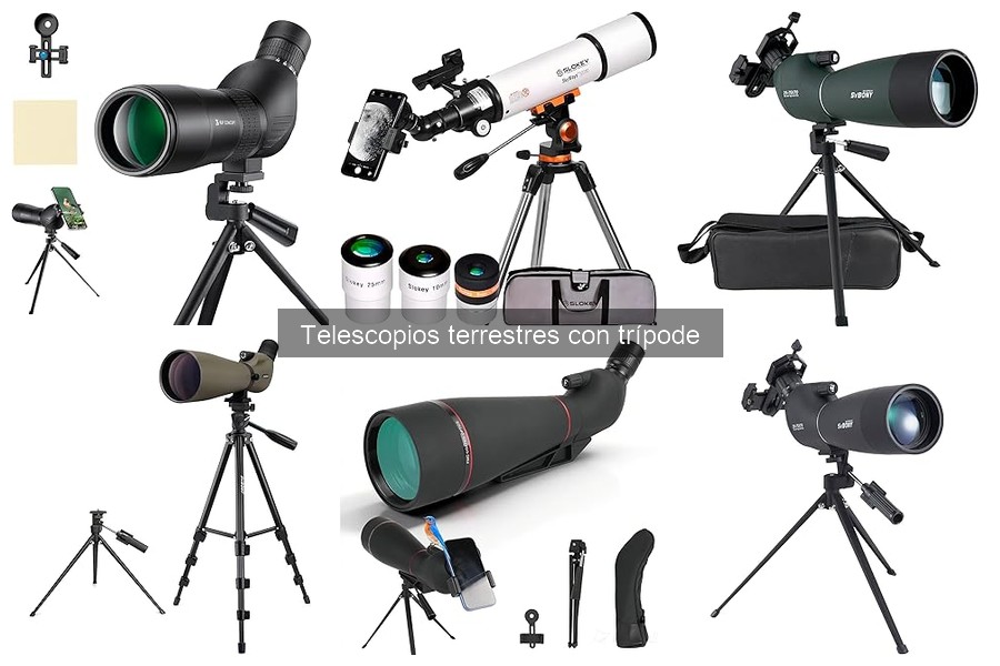 Dónde comprar telescopios terrestres con trípode: guías y precios