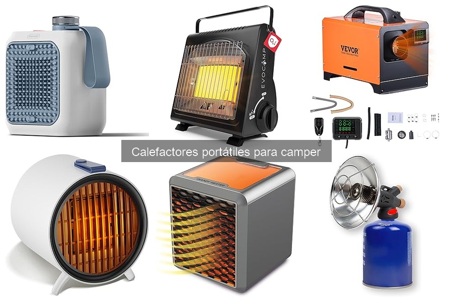 Eficiencia energética de calefactores portátiles para camper