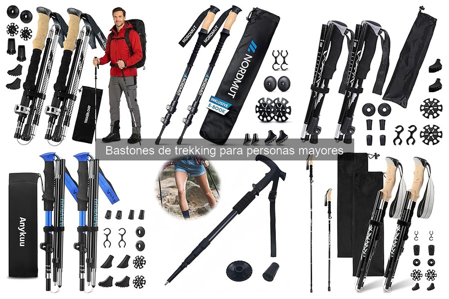Errores al elegir bastones de trekking para mayores