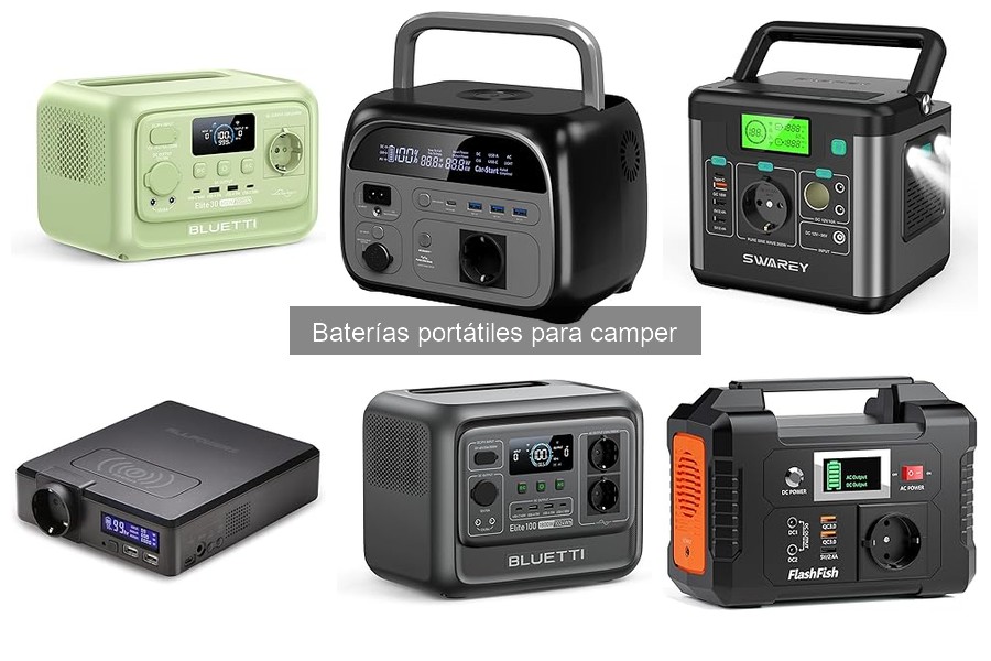 Errores comunes al elegir baterías portátiles para camper