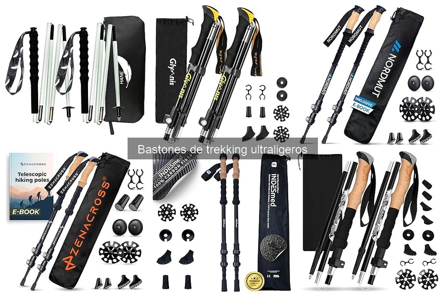 Errores comunes al usar bastones de trekking ultraligeros